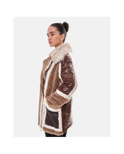 Abrigo Deluxe Felpa Marron