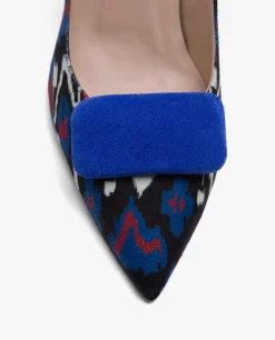 Adorno Para Zapato Serraje Azul