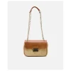 Bolso Caja Pequeno Rafia Beig