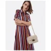 Bolso Caja Pequeno Trenzado Oro