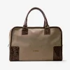 Bolso Rectangular Serraje Gris