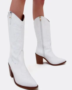 Bota Cow Napa Blanco