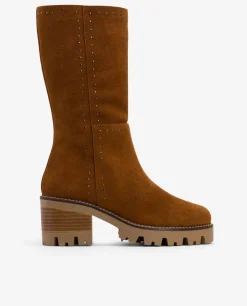 Bota Microtachas Serraje Cuero