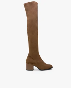Bota Mosquetera Strech Ultrasuede Strech Cuero