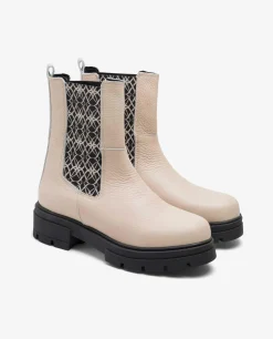 Botin Elastico Napa Bugui Beig