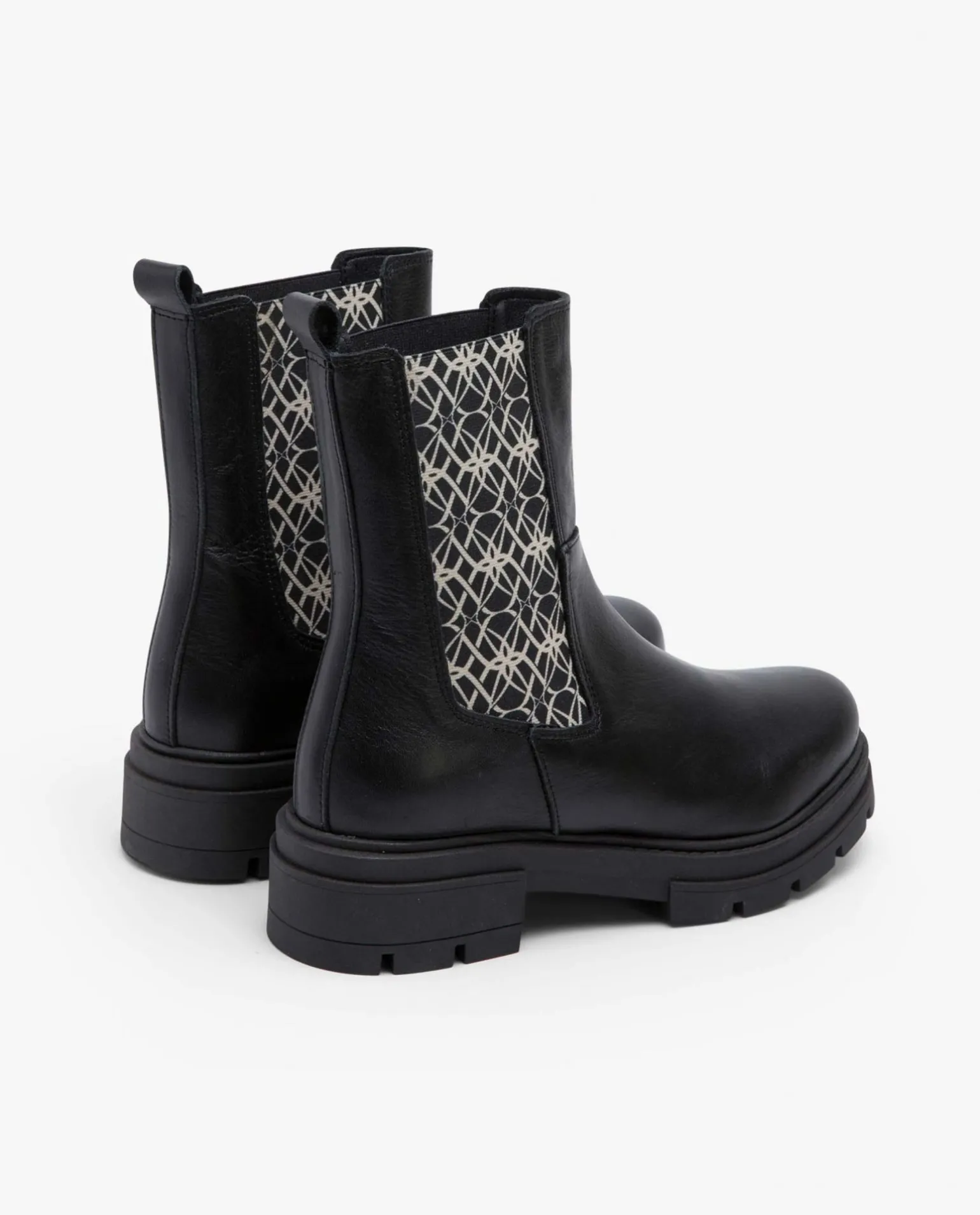 Botin Elastico Napa Negro