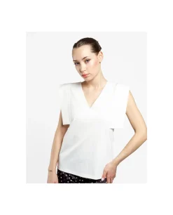 Camiseta Geometrica Punto Blanco