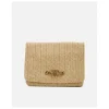 Cartera Mano Rafia Beig