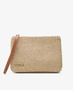 Cartera Rafia Beig