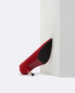 Salon Pico Ultrasuede Rojo