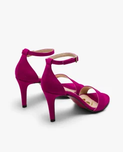 Sandalia Pulsera Ultrasuede Fucsia