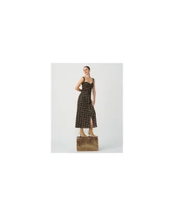 Top Corse Crep Lunares Marron